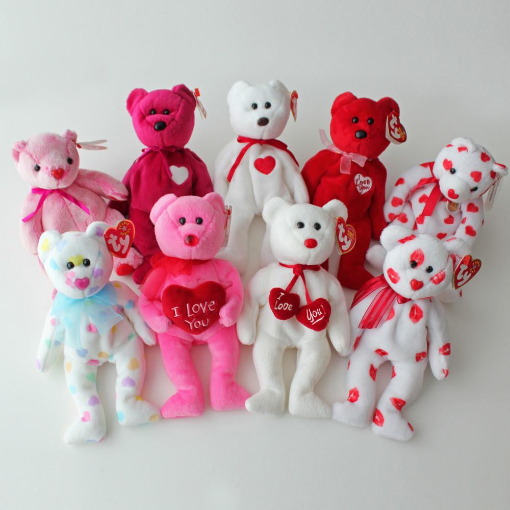 ty베어 중형 미디움 사이즈 - 아도르 트루리 키스미 스무스 로맨스 발렌티나 발렌티노 시크릿 하트쓰럽 [빈티지]