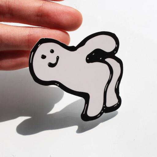 엉덩어리 BIG 조각스티커