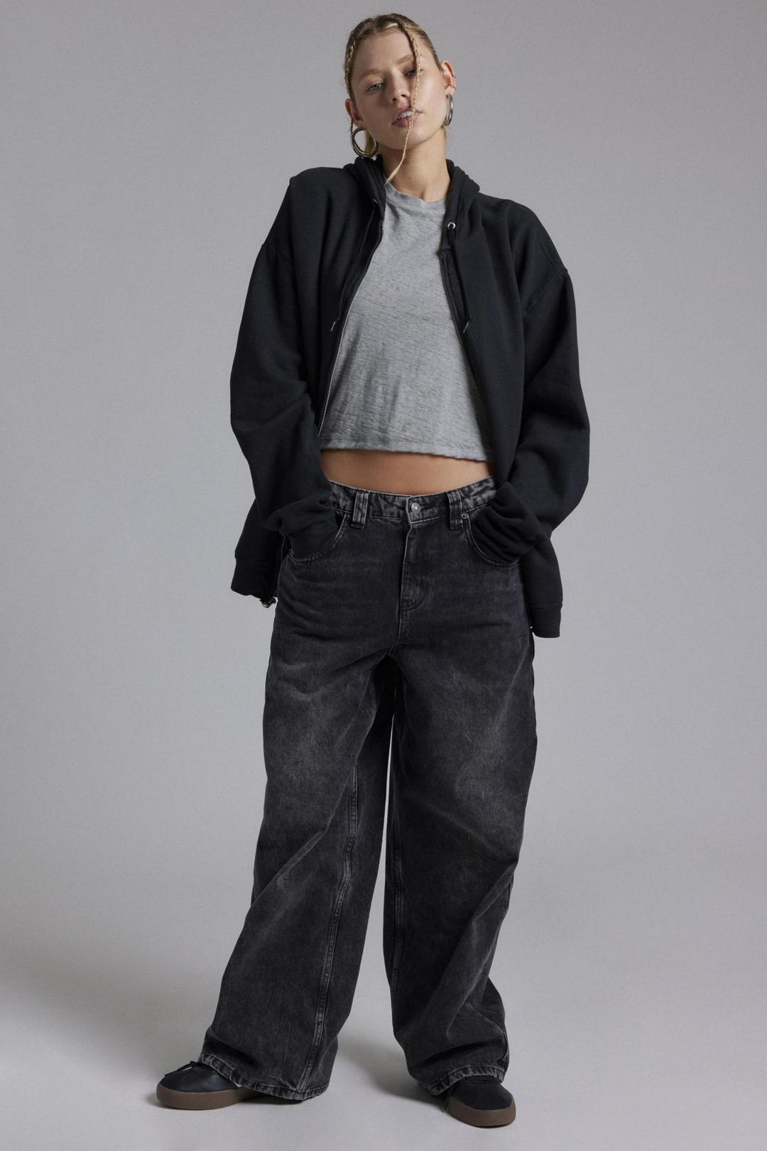Urban Renewal Vintage Zip-Up Hoodie Sweatshirt