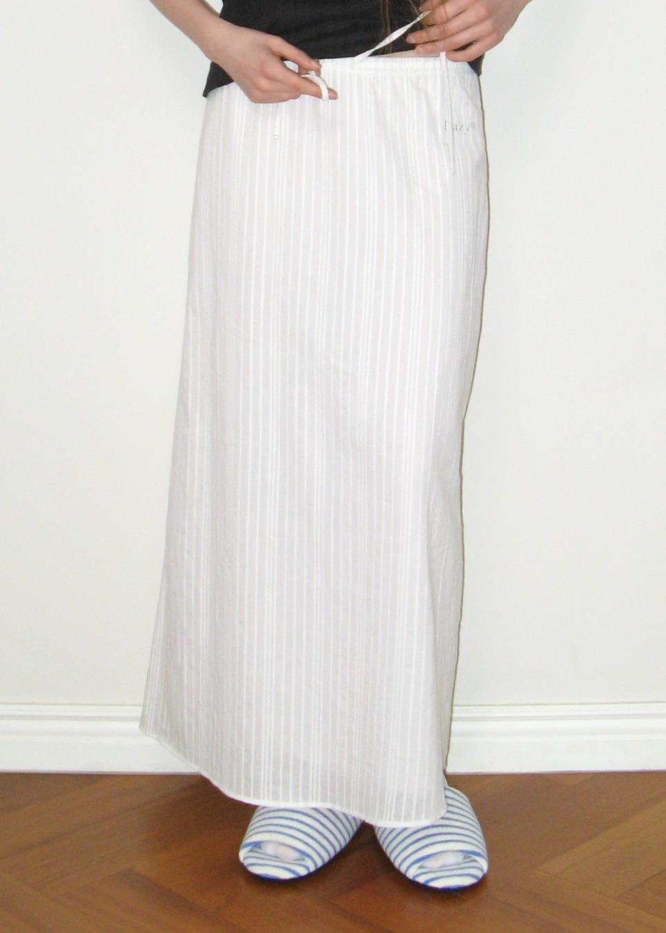 Sweet Summer Cotton Long Skirt (3color)