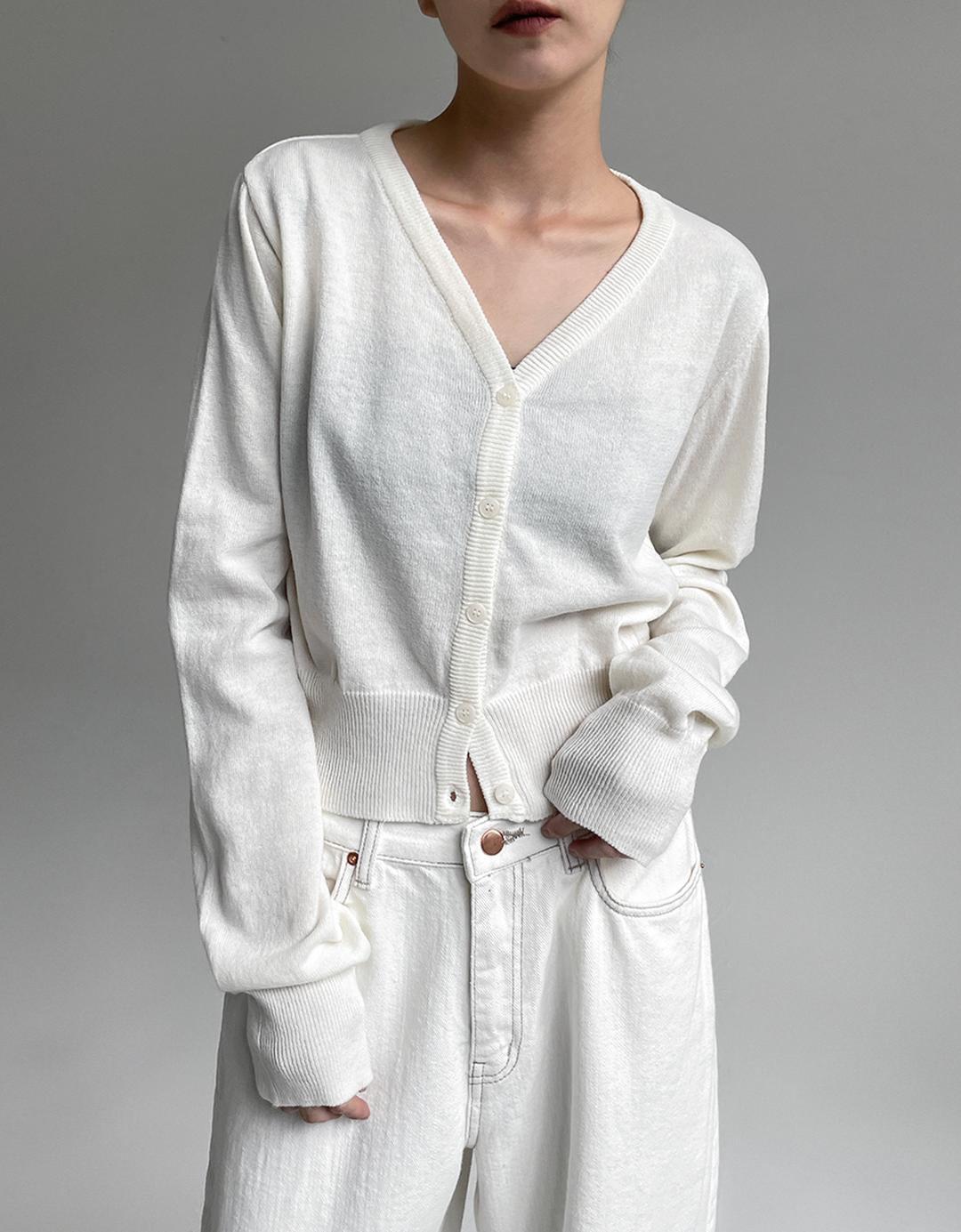 [1천장판매] [MADE] 레스피 브이넥 가디건