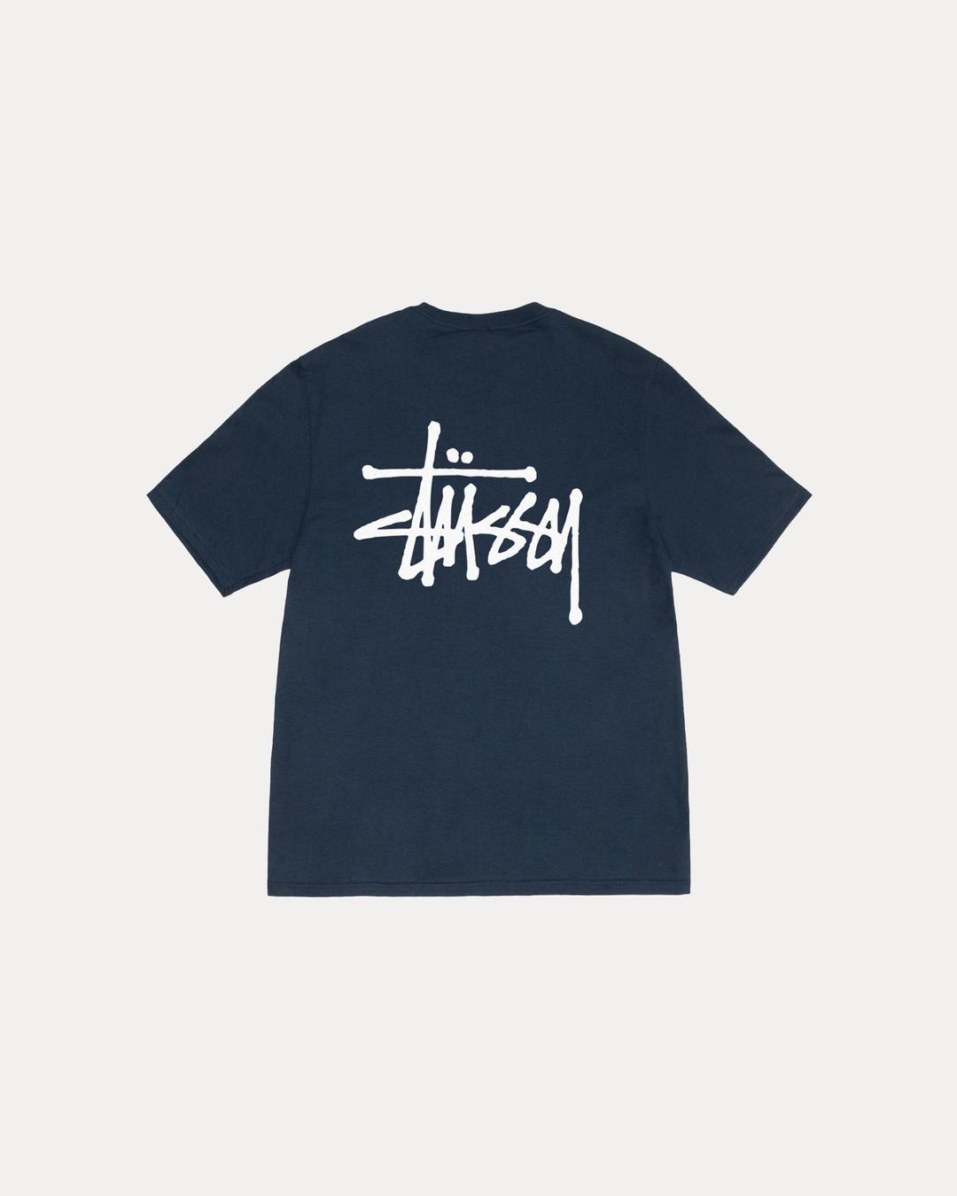 BASIC STÜSSY TEE - Navy / L