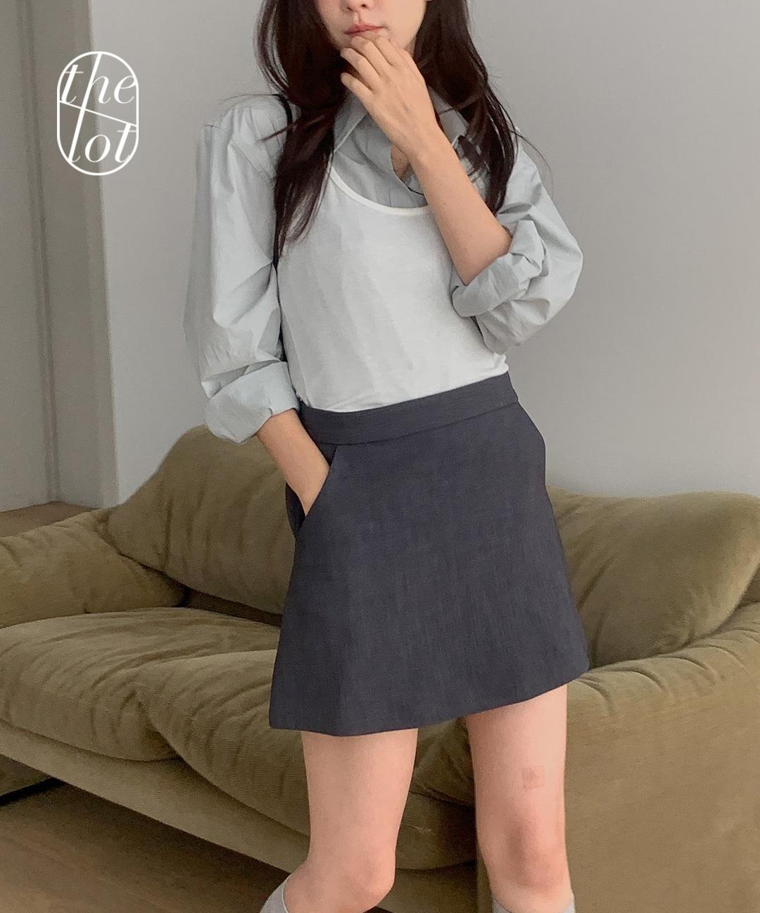 더롯 (당일) (재진행) [miel] 미엘 뉴 캐린 A라인 미니 스커트 (2color) 숏/치마/데일리/출근룩/데이트룩/나들이룩/하객룩/가을신상