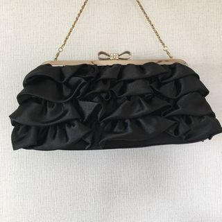 【中古】セシルマクビー ４段フリルパーティーバッグ