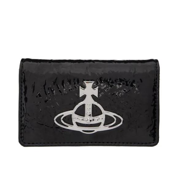 비비안웨스트우드 크링클 플랩 카드지갑 VNSCWA2037