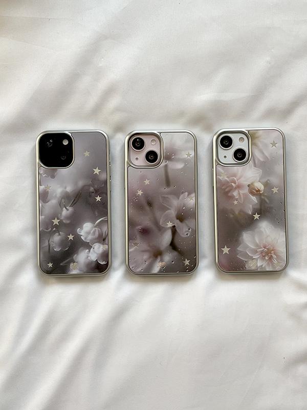 Starlit Flower • 미러 범퍼 케이스 • 아이폰 13미니
