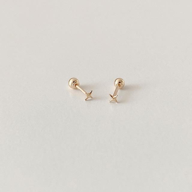 14Kgold / 아기별 피어싱
