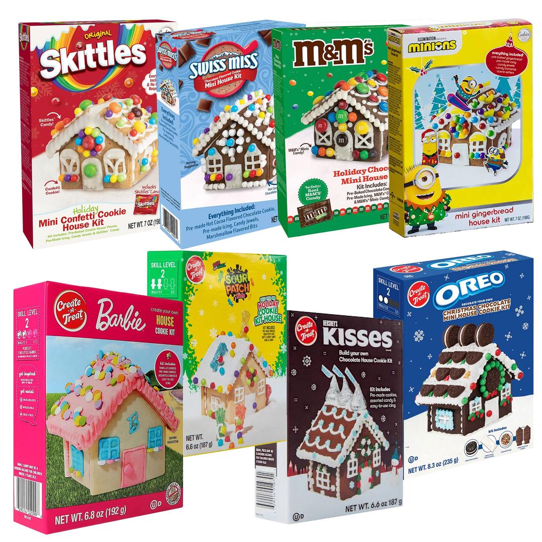 오레오 과자집 만들기 / 허쉬 초콜릿 과자집 / 바비 과자집 / m&m 과자집 / 스위스미스 과자집 / 스웨디쉬 과자집 토이쿠키 만들기 / 택1, 엠앤엠즈과자집, 1개