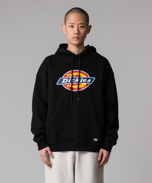 베이직 트리 로고 후드 Black