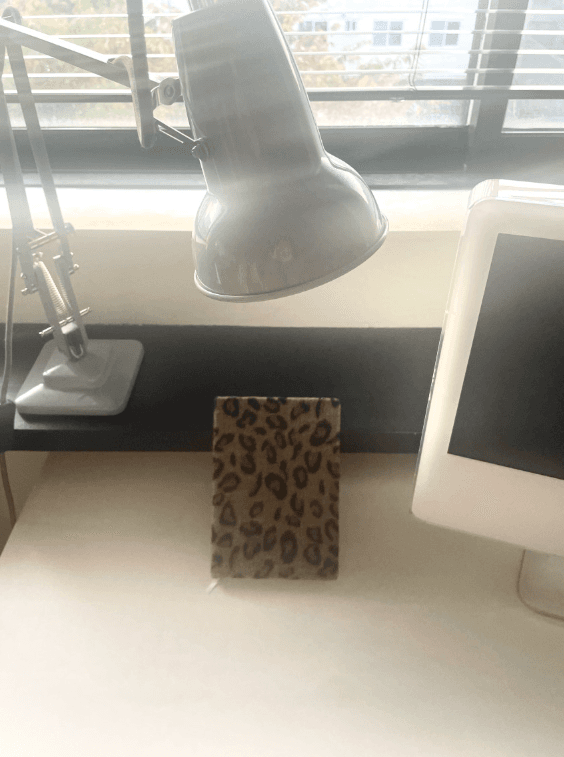 MINGLEMINGLE) LEOPARD NOTE (BROWN)