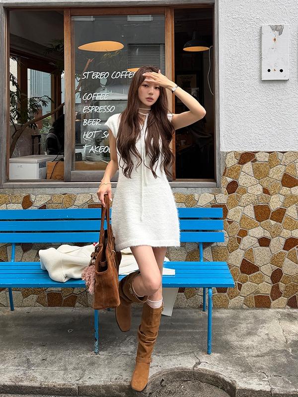 몽글 미니 원피스