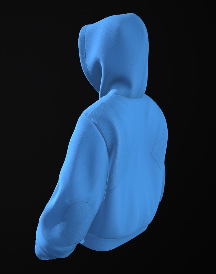 [재입고 완료] Trivision Snap Hoodie Blue