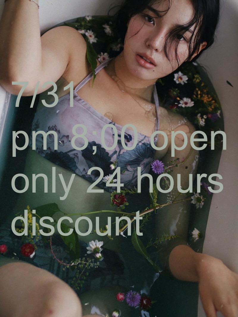 [ 민 화 ] 연화도, bikini ver. ( top + bottom )set