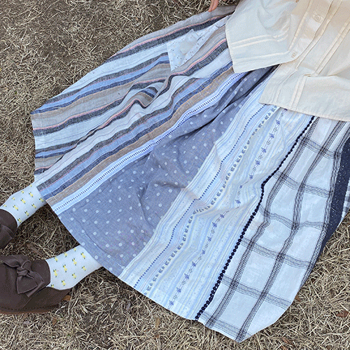 샐러드 패치스커트