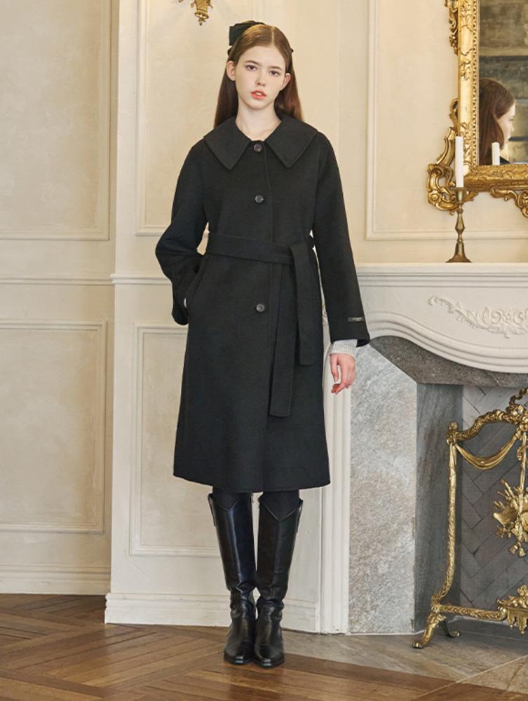 [SWEET SOUP] 핸드메이드 벨티드 롱 코트(WABLCF1)