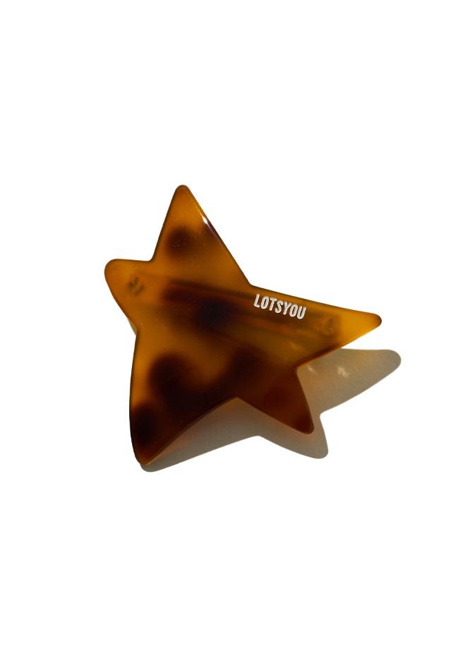 lotsyou_Twinkle Twinkle Big Star hairpin Brown