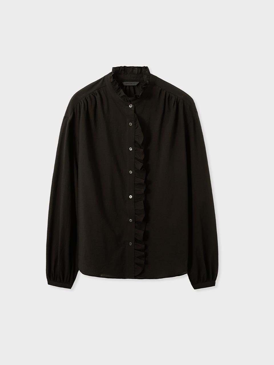 air frill blouse_black