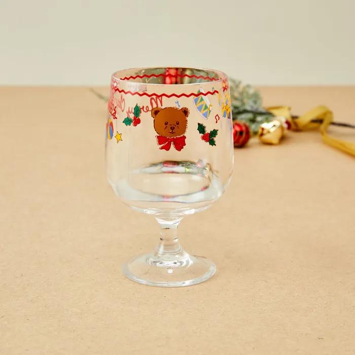 코지베어 크리스마스 아크릴 미니잔 260ML 베어