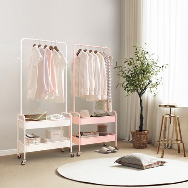 Harper 2단수납형 이동식 행거 3colors