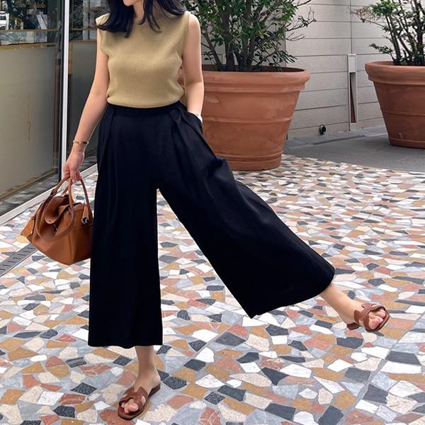 비플링와이드팬츠(린넨혼방)(반가운재진행)