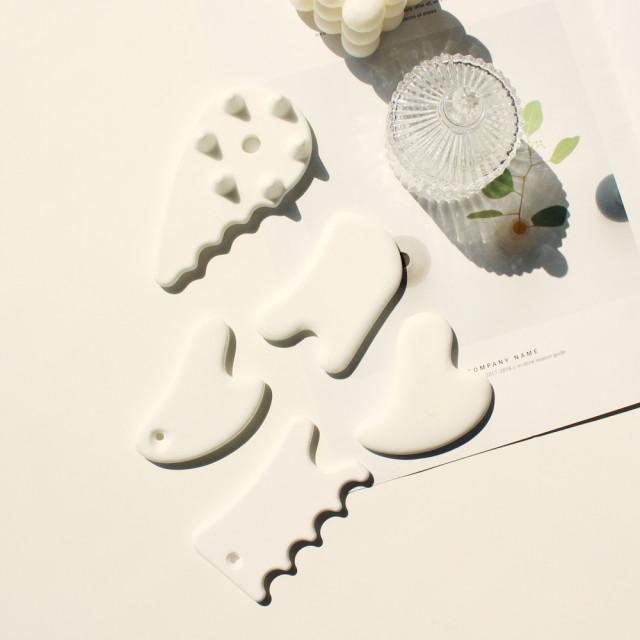 2+1 라라벨 세라믹 하트 괄사 마사지 마사지기 경락 림프 얼굴 바디