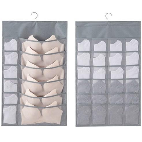 디오셀 옷장정리 양면 속옷 걸이 36칸, 그레이, 2개 - 기타정리용품 | 쿠팡