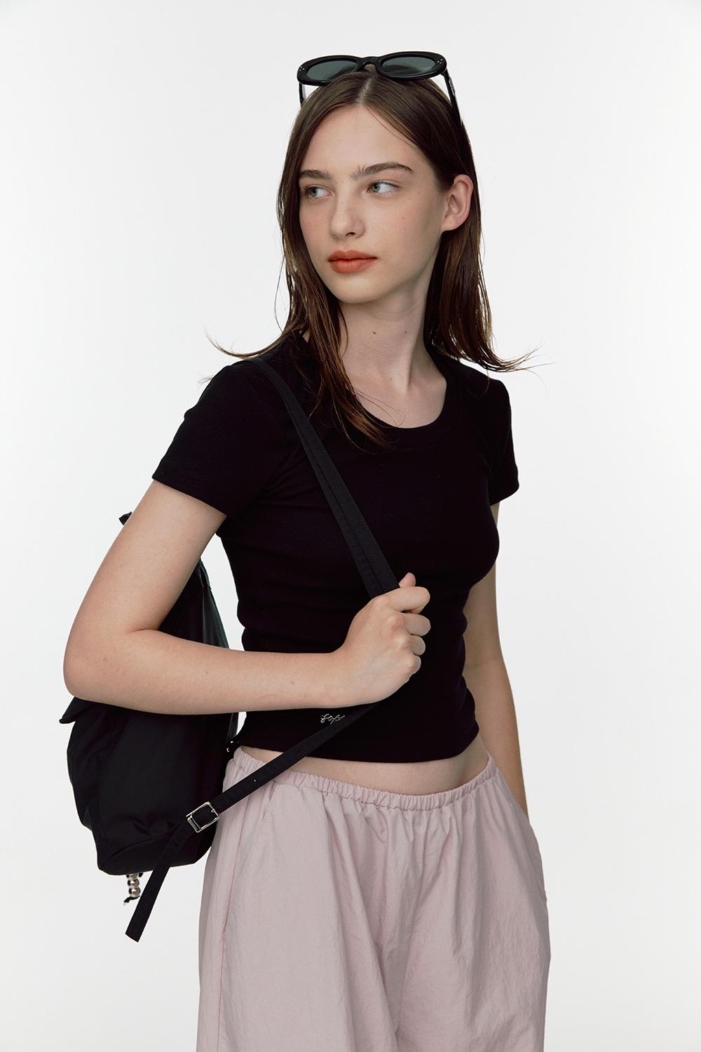 SOFT BASIC T-SHIRT [BLACK]