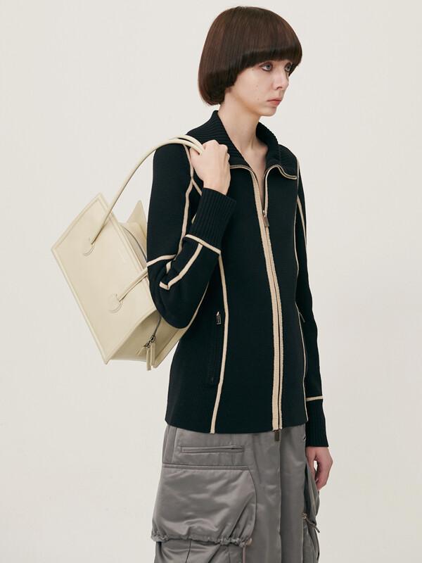 [22PS 신상]BOSTON MEDIUM_cream beige crinkle