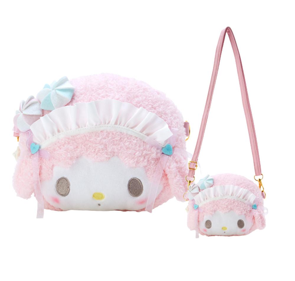 산리오 머랭파티 시리즈 페이스 얼굴모양 포쉐트 크로스백