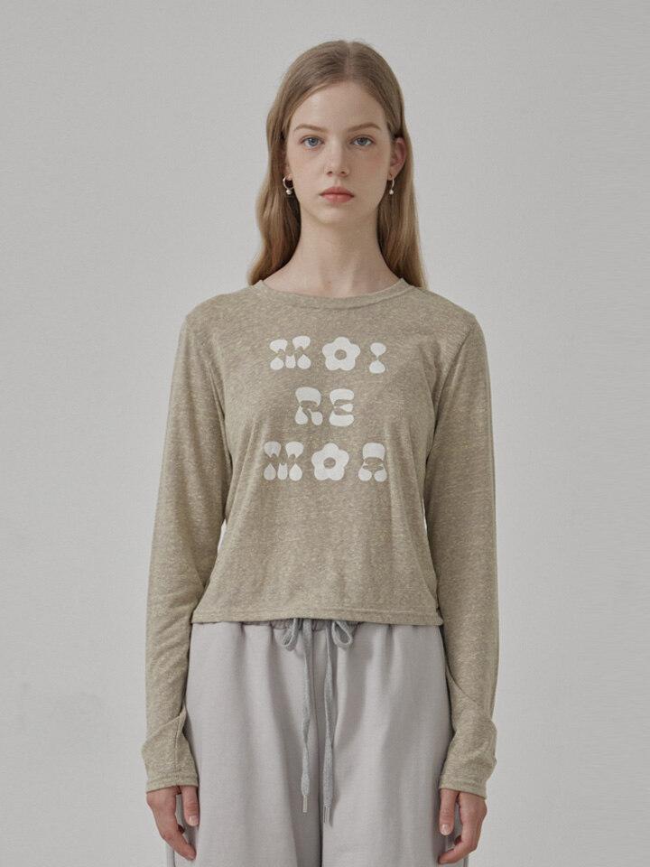 Flower Slab Tee-yellow