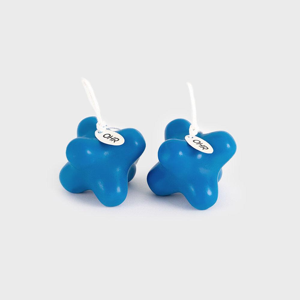 Stellar Candy Candle_Vivid Blue set