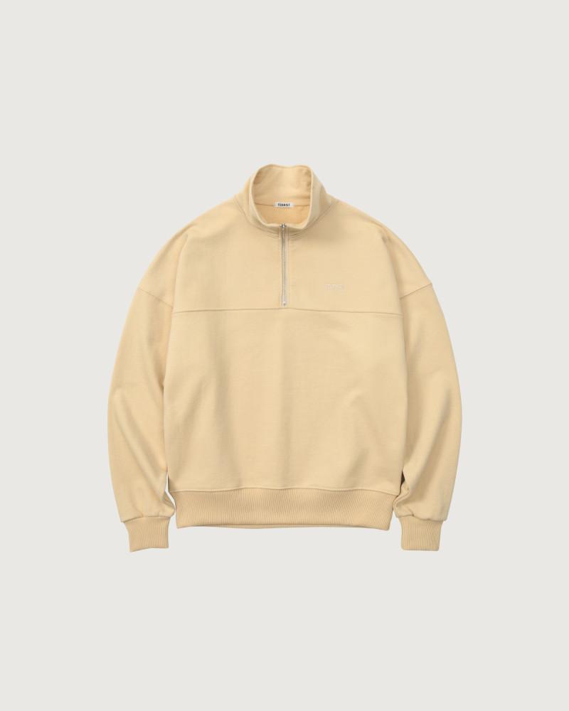 [투어리스트 서울] TRS PULLOVER HALF-ZIP_LEMONGRASS 풀오버 하프 집업