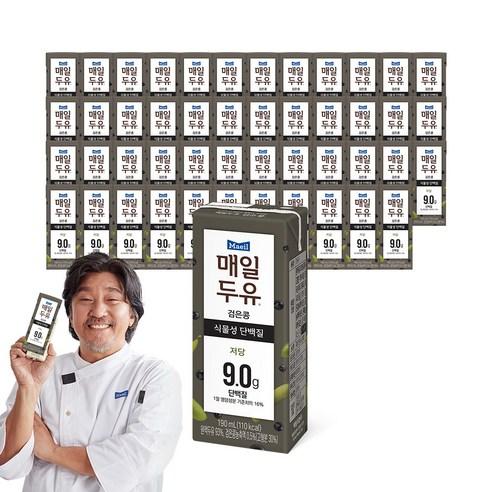 매일두유 검은콩, 190ml, 48개
