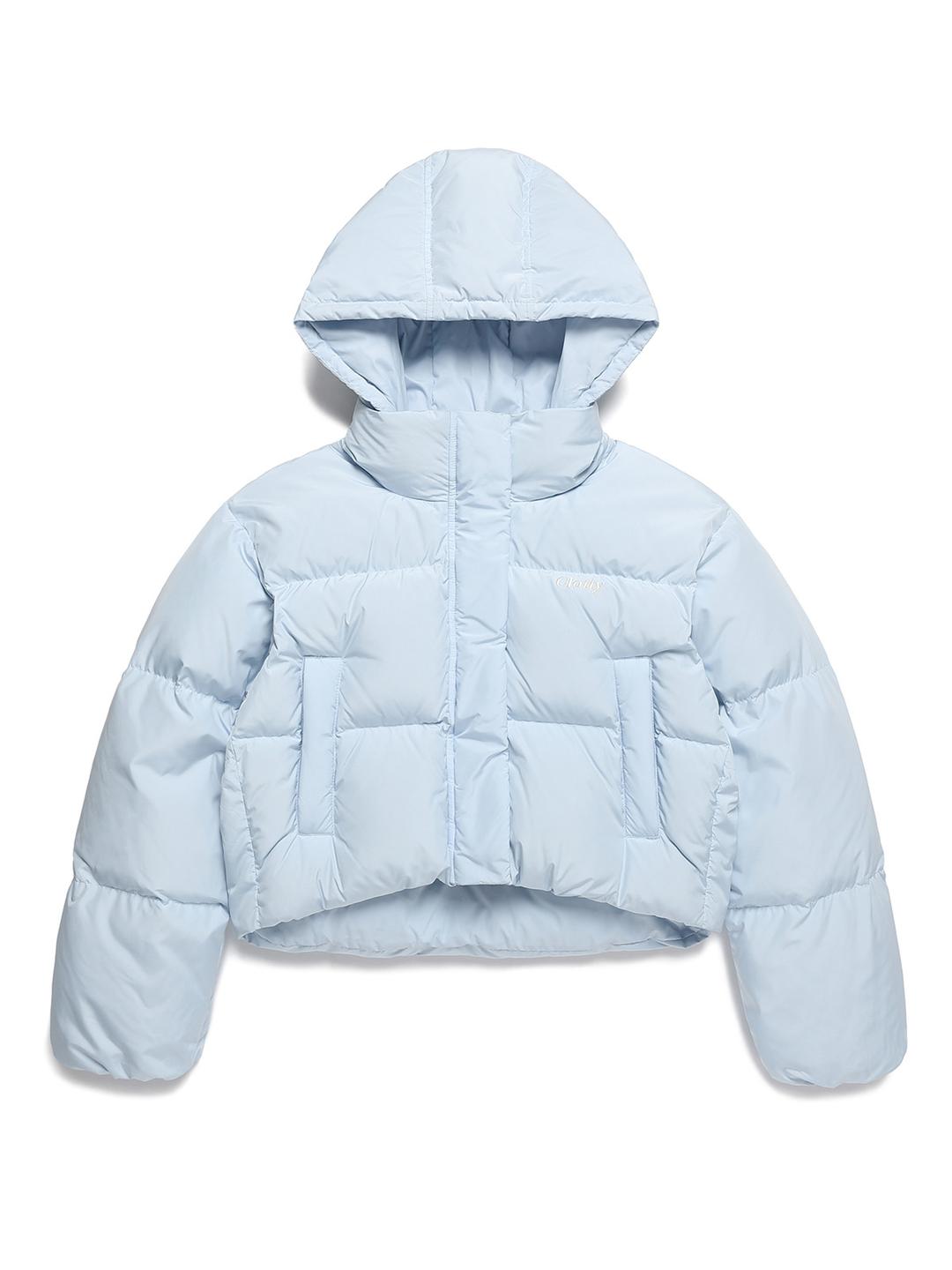 SERIF LOGO SHORT PADDED JACKET[SKY BLUE]