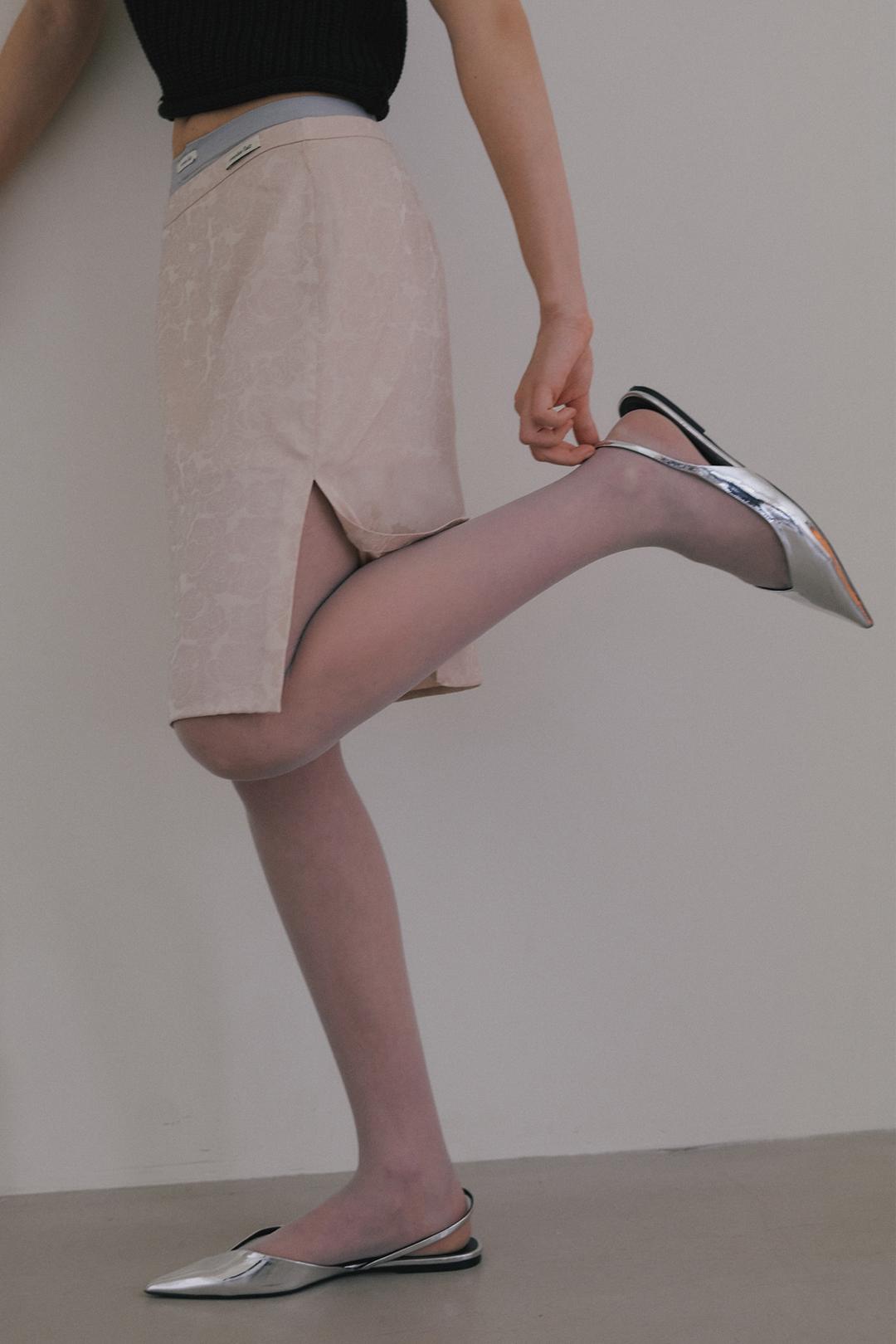 SHEER COLOR STOCKING_GREY