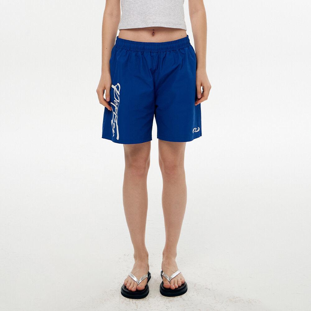 1990's track half pants [Blue]