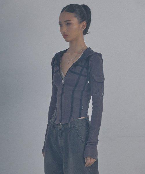 Washed Bondage Hoodie Washed Navy