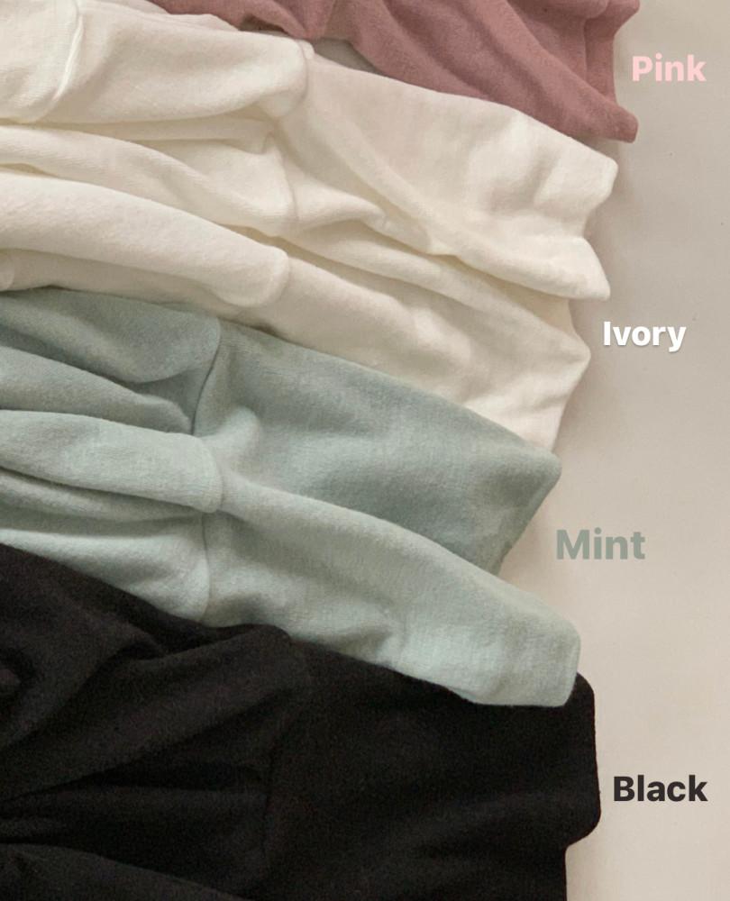 [모먼티] flat skin turtle top (4colors)