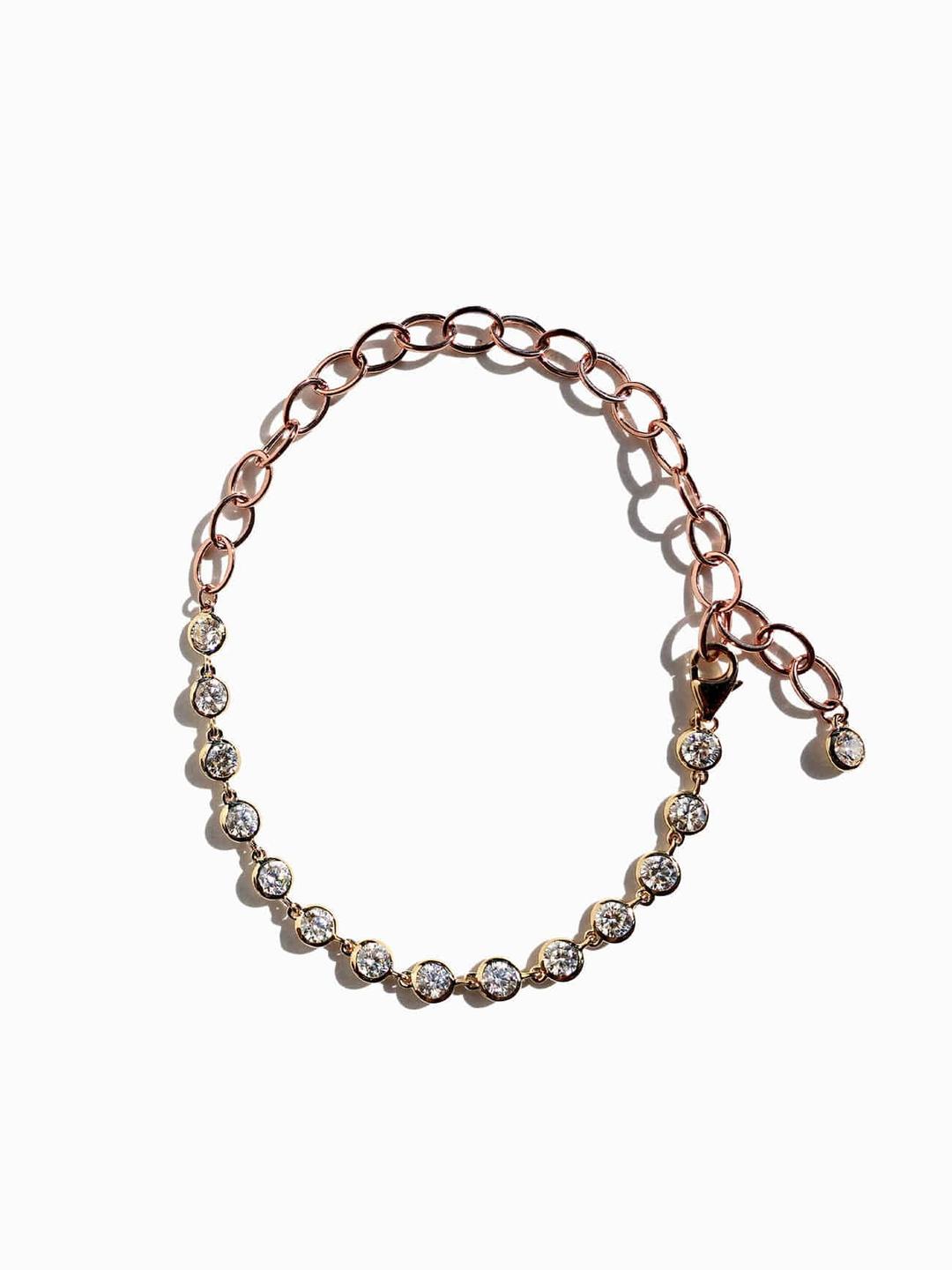 루에 베젤 더블 팔찌