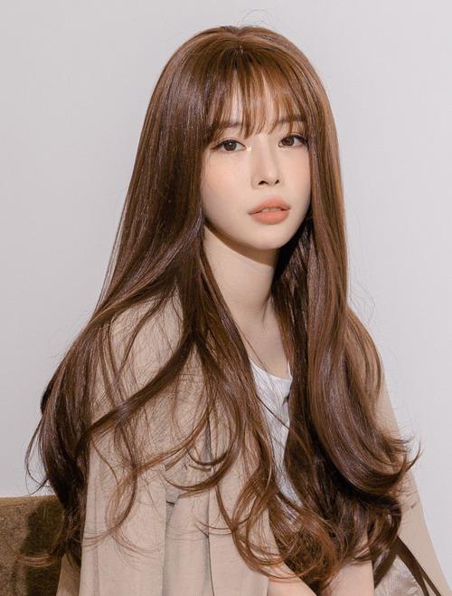 여성 통가발 솜브레 롱 셋팅 펌스윗 선데이