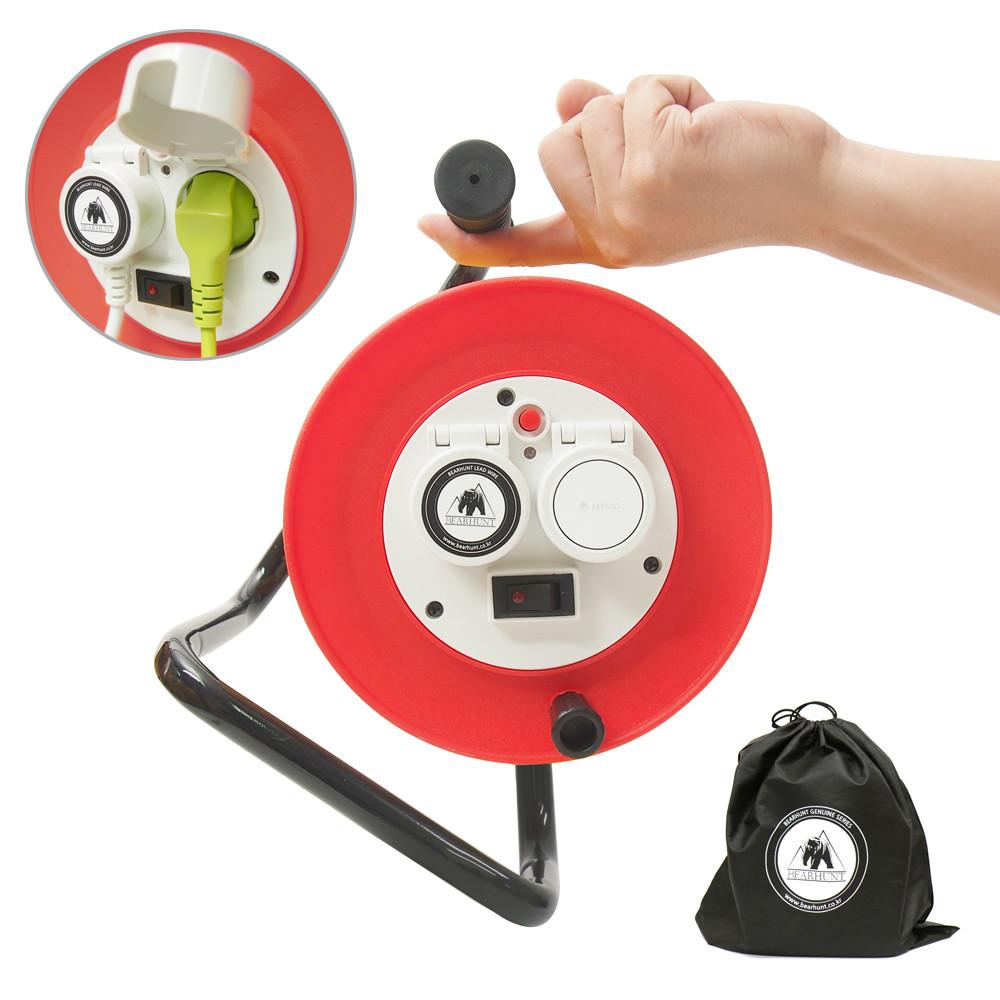 리드선 캠핑릴선 전기 전선 릴 20M