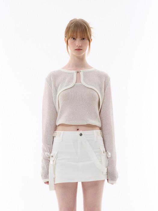 KORI TUBE TOP BOLERO SET / IVORY