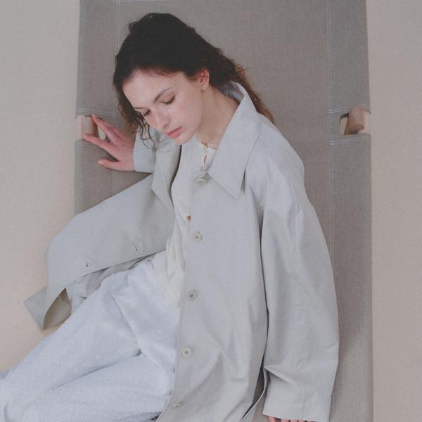 Belita Balmacaan Trench Coat (Light Khaki)