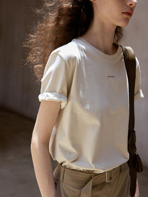 Roky 레터링 라운드티