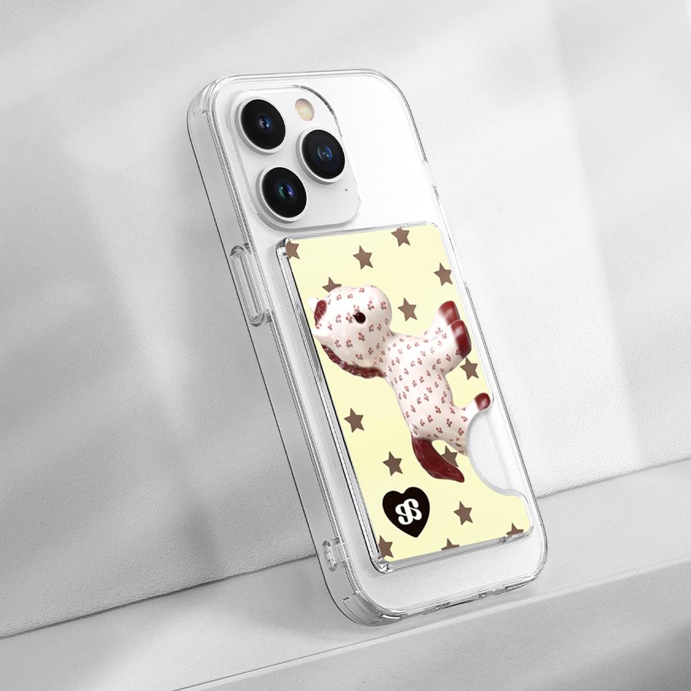 바나나 멜로우 포니(맥세이프-카드지갑)