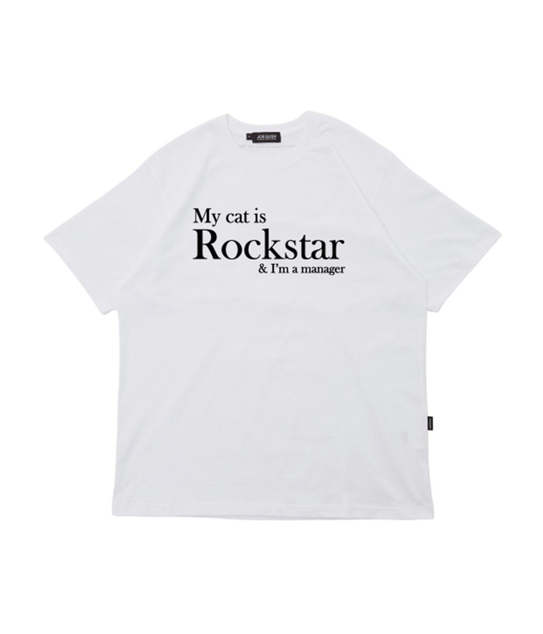 My cat is Rockstar & I’m a manager (White)