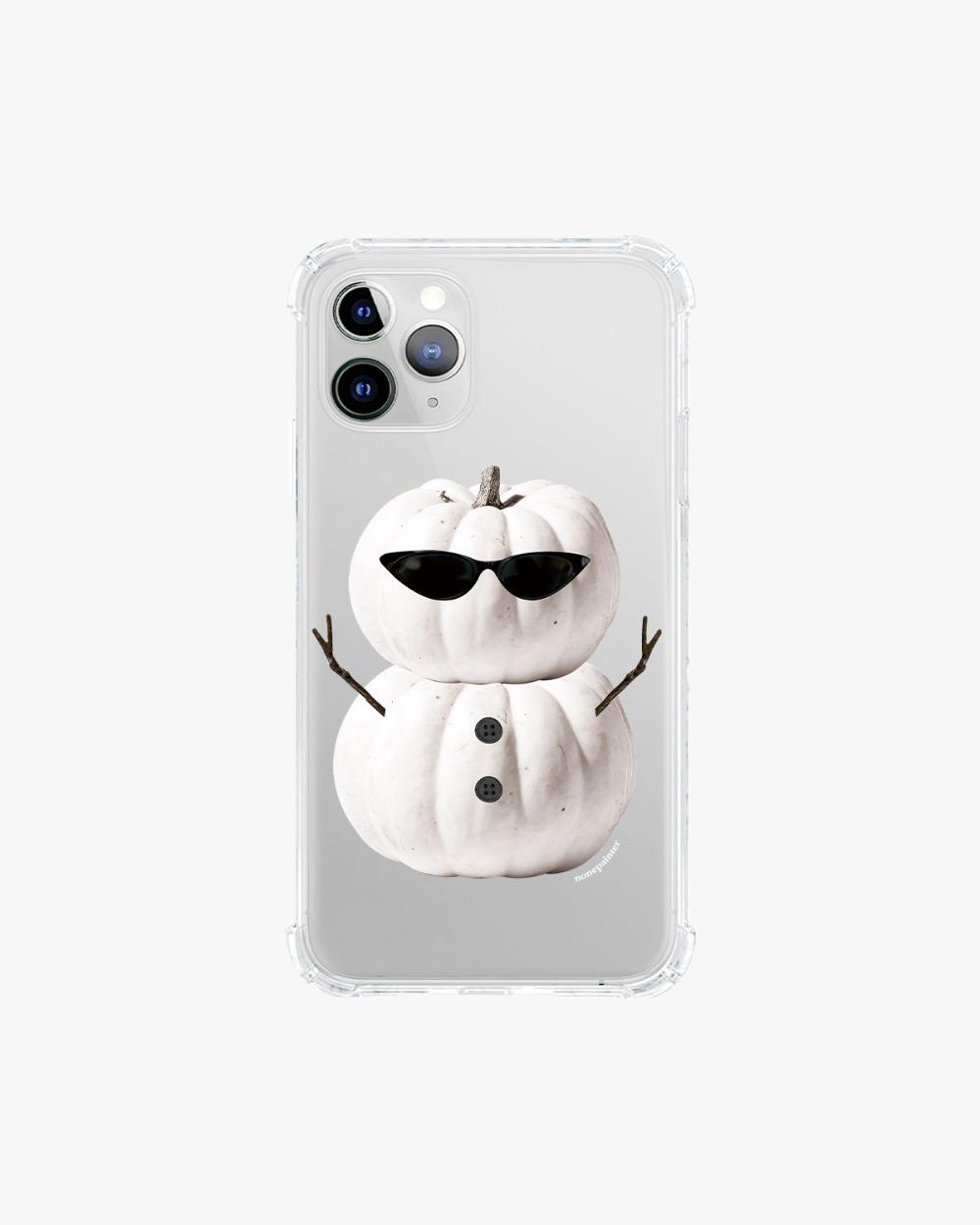 pumpkin snowman jelly hard case