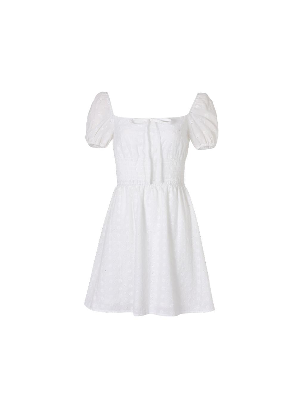 Rosie puff dress (Ivory)