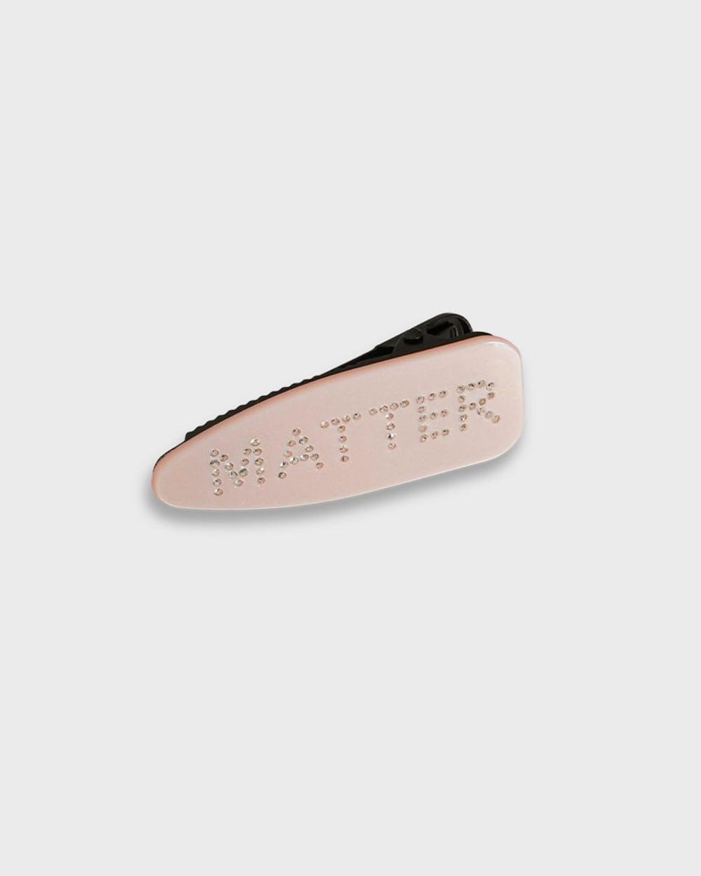 MATTER cubic hair pin (Pink)