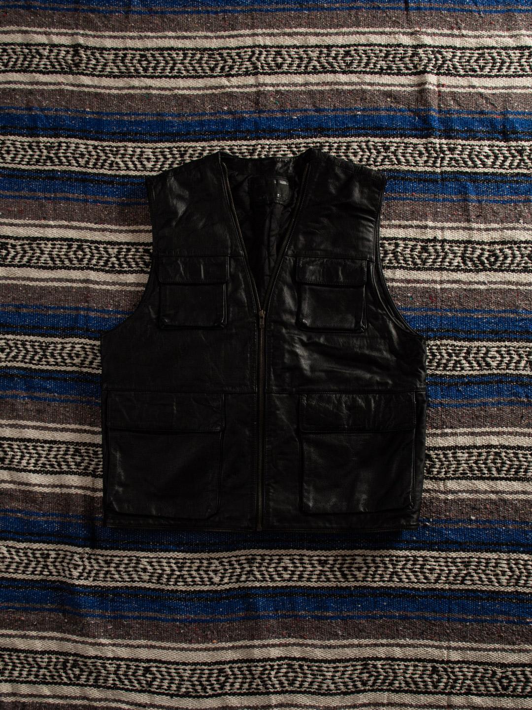 Utility Leather Vest 14916